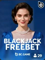 Blackjack Freebet BC Game France game cover