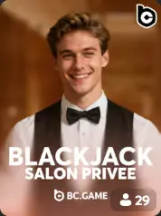 Blackjack Salon Privee BC Game France game cover