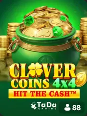 Clover Coins 4x4 Hit The Cash BC Game France game cover